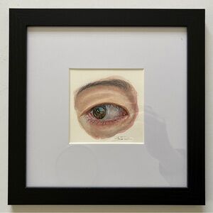 Original Watercolor Painting of a human eye by me (Shannon Perrie/Perrie…